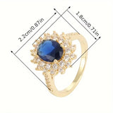 Kuldne sõrmus Vionne Sapphire